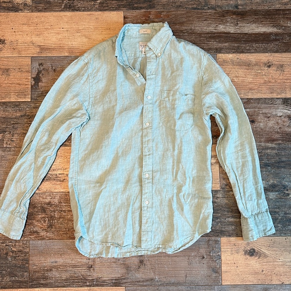 J.Crew Linen Button Up